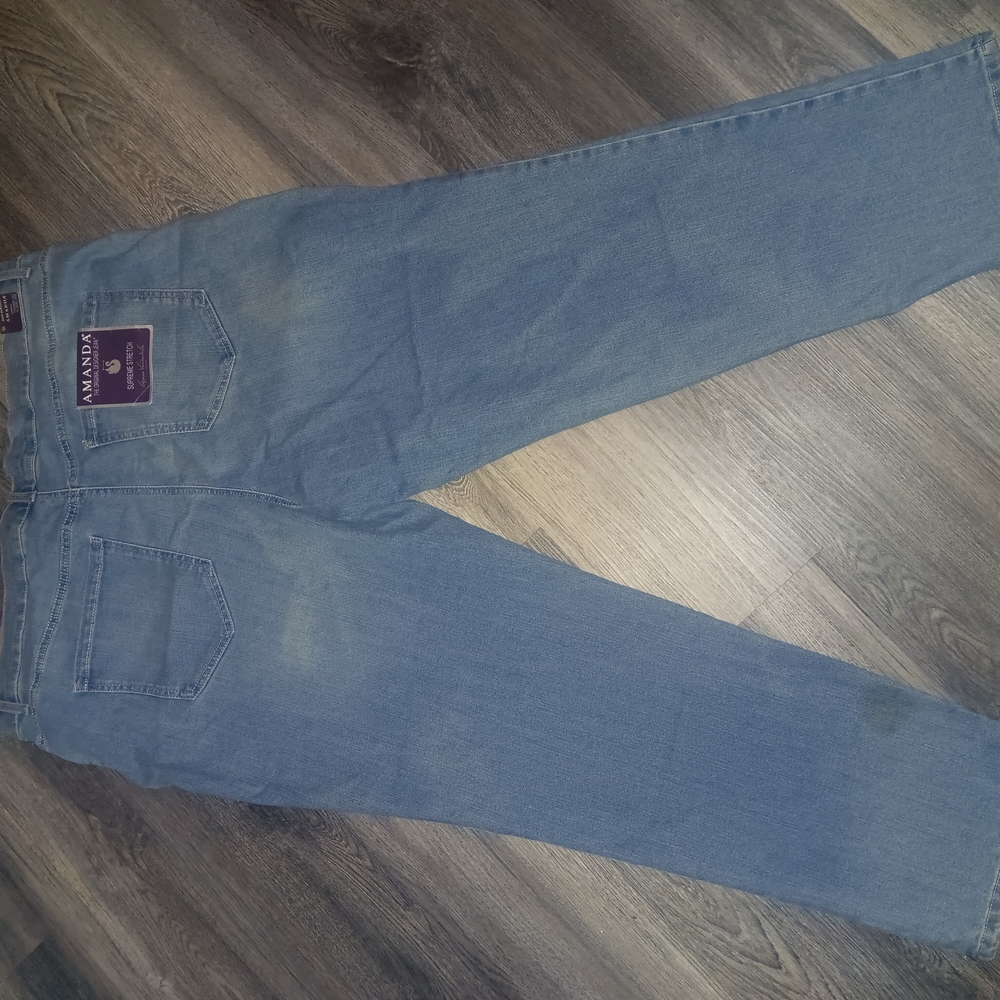 Gloria Vanderbilt Blue Relaxed Jeans Classic Style - Picture 2 of 7